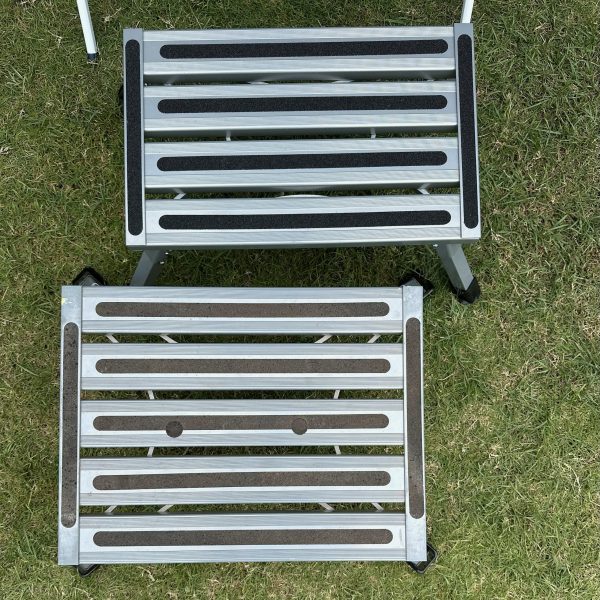 Caravan Step With Folding Legs